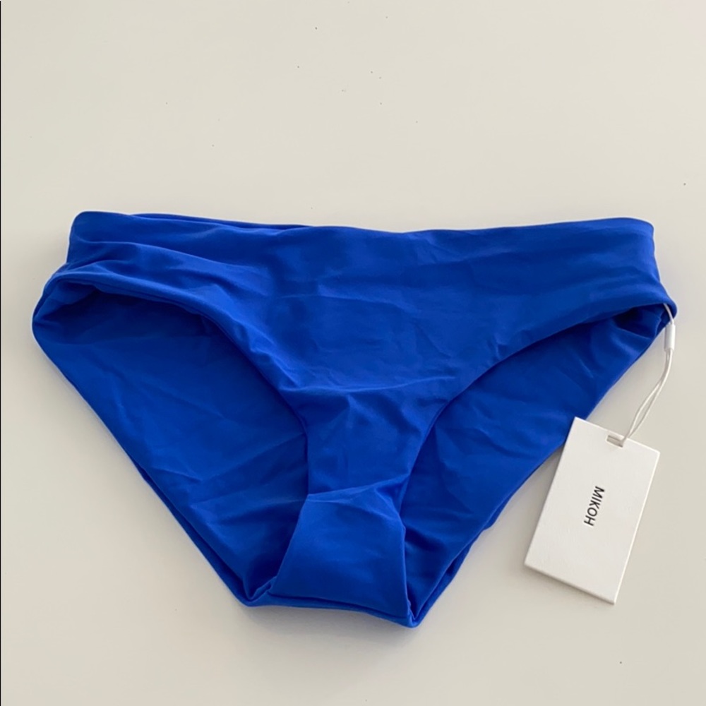 Mikoh blue swim bikini bottoms M